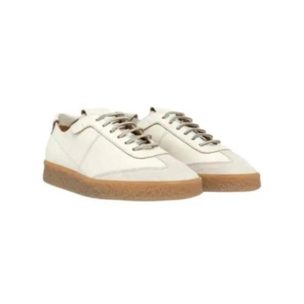 BUTTERO Low-Top Sneakers With Leather And Suede Panels